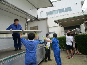 2017.9.6-12清真学園パネル輸送①