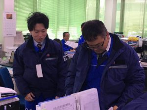 2017年秋 防寒技師給の様子②