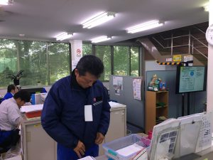 2017年秋 防寒技師給の様子③