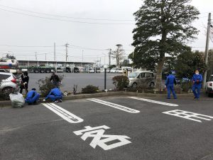 2018.3.26　R51＆本社営業所花壇除草作業⑤