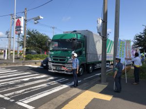 2018年夏の交通安全街頭キャンペーン②